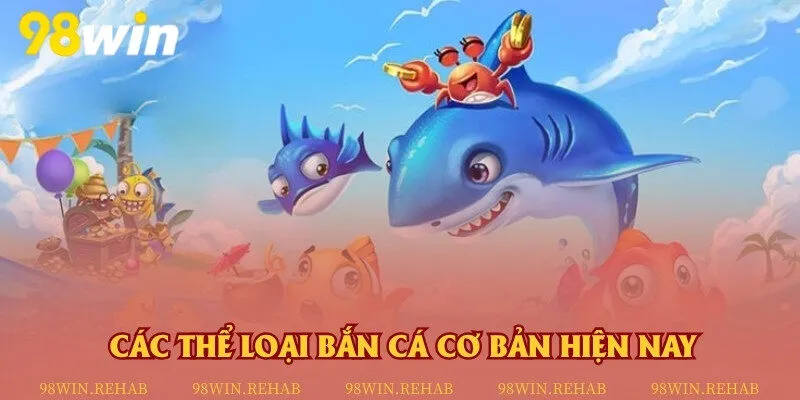 Các thể loại bắn cá cơ bản hiện nay