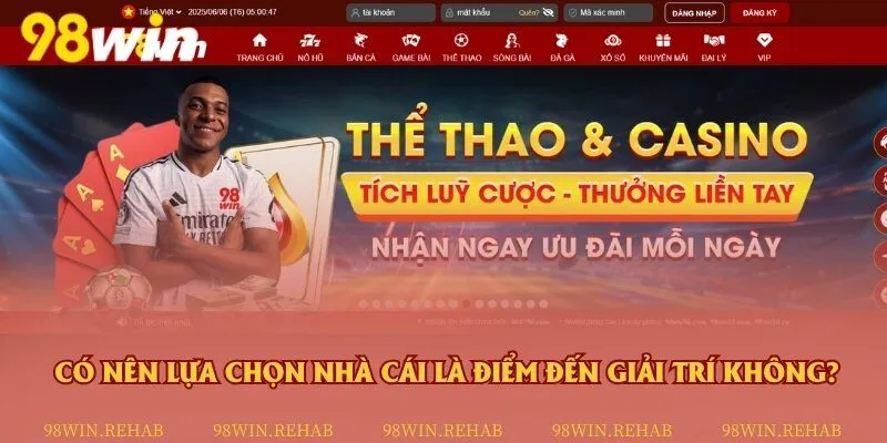 Nhà cái mang đến những trải nghiệm nền tảng cá cược đẳng cấp hàng đầu