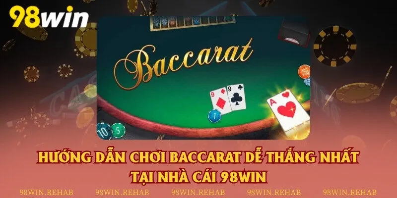 Hướng dẫn chơi Baccarat dễ thắng nhất tại nhà cái 98Win
