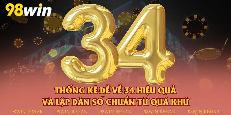 Thống kê đề về 34 hiệu quả và lập dàn số chuẩn từ quá khứ
