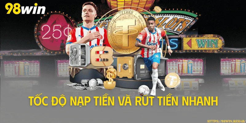 Tốc độ nạp và rút tiền nhanh chóng